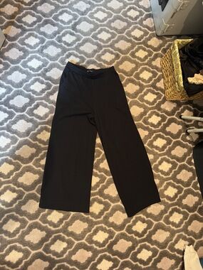 Wide-Leg black lounge Women's Pants